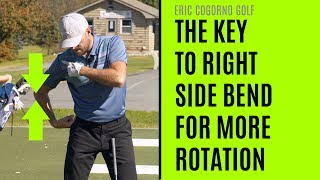 GOLF The Key To Right Side Bend For More Rotation [upl. by Solhcin]