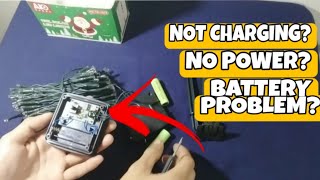 SOLAR CHRISTMAS LIGHT HOW TO REPAIR  BATTERY PROBLEM [upl. by Delmore668]