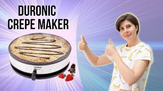 Duronic Crepe Maker PM131  33cm REVIEW [upl. by Negiam774]