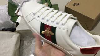 Gucci ACE Sneaker Bee Review [upl. by Brittney]