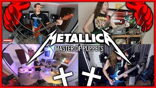 🤘 MASTER OF PUPPETS 🤘 Full Album Full Band Playthrough [upl. by Airdnassac725]