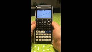 Linear regression with a Casio fxCG50 [upl. by Drue758]