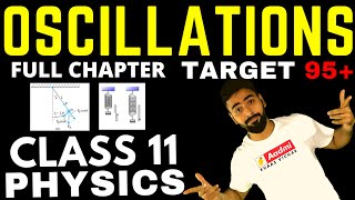 OSCILLATION  PHYSICS CHAPTER 14  CLASS 11 COMPLETE CHAPTER IN 1 SHOT [upl. by Llessur]