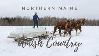 Northern Maine Amish Country  A Trip To The Amish Store [upl. by Seldun656]