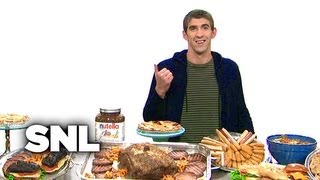 Michael Phelps Diet  SNL [upl. by Atnuahsal]