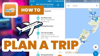 How to Plan a Trip 2024  Easy TripIt Guide [upl. by Ahsieym]