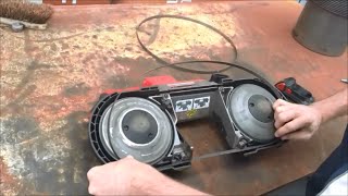 How to change a blade on a Milwaukee M18 Fuel Bandsaw [upl. by Janeta90]