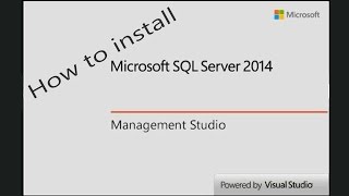 How to Install SQL Server 2014 Express and SQL Server Management Studio 2014 Express [upl. by Eulaliah]