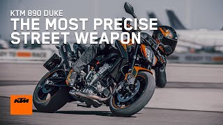 Introducing the 2021 KTM 890 DUKE meet THE SCALPEL  KTM [upl. by Hgielrebmik]