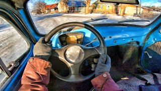 1963 ZAZ965 Zaporozhets 12 MT  POV TEST DRIVE [upl. by Eciuqram]