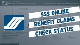 How to Check the Status of your Benefits Claim Using the SSS Website [upl. by Orlantha773]