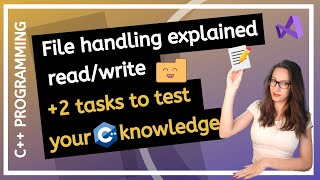 C file handling for beginners The easiest way to readwrite into text files [upl. by Orozco]