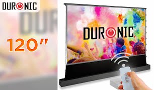 Duronic EFPS 120quot ALR Floor Projector Screen  Crystal Clear Visuals Anywhere [upl. by Neehsas]