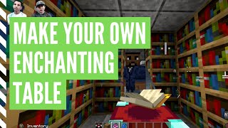 How To Make An Enchantment Table Minecraft Enchanting Table Recipe [upl. by Eelirem206]