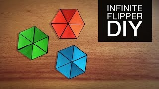 DIY Origami Hexaflexagon  How to make Hexaflexagon  Infinite Flipper  Anushrees Craft TV [upl. by Ennovihc287]