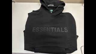 Essentials Fear of God Pullover Hoodie Unboxing [upl. by Thgirw94]