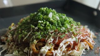 SUB 고독한 미식가 히로시마풍 오코노미야키  hiroshima style okonomiyaki  꿀키 [upl. by Kennett950]