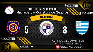 Melhores Momentos Madreperola Madureira 5 x 8 Grajaú TC  Sub 8  Série Prata FFSERJ [upl. by Ettesel]