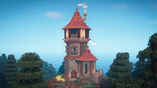 Minecraft  How to Build a Wizard Tower  Part 1 [upl. by Nelluc295]