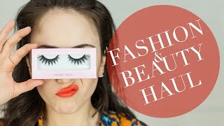 Beauty amp Fashion Haul  ZARA  ASOS  HOUSE OF LASHES  Hatice Schmidt [upl. by Naryb]