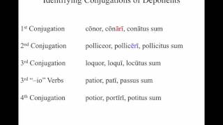 Latin Grammar  Deponent Verbs [upl. by Dyson633]