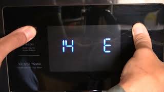 How To Checking Error Codes on a Samsung French Door Refrigerator [upl. by Vanda]