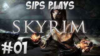 Sips Plays Skyrim  Part 1  The Lizard Wizard [upl. by Sausa]