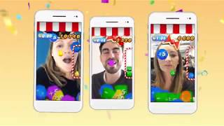 Candy Crush Saga  Facebook Camera Effect [upl. by Obla]