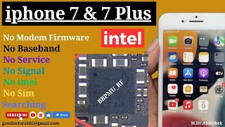 iPhone 7 amp 7 Plus intel Searching No Service No Modem Firmware  How To Fix iPhone 7 Plus No Service [upl. by Attenborough]