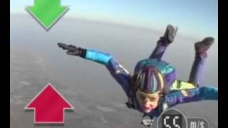 Terminal velocity on a skydiver [upl. by Boudreaux]