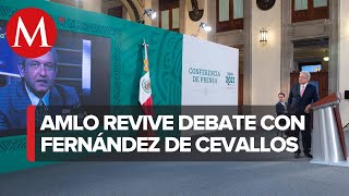 AMLO exhibe debate con Diego Fernández de Cevallos tras su llegada a Twitter [upl. by Aruasi876]