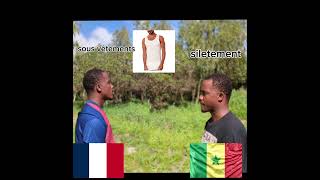 Prononciation française vs prononciation sénégalaise [upl. by Tychon]