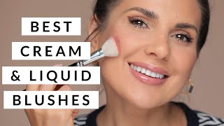 THE BEST CREAM AND LIQUID BLUSHES  ALI ANDREEA [upl. by Ytsanyd]