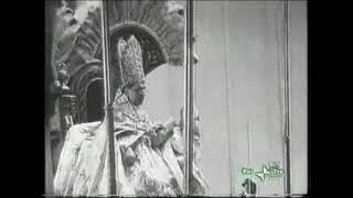 Pope Benedict XV on Sedia Gestatoria [upl. by Vijnas]