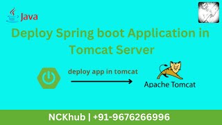 How to deploy Spring Boot Application in External Tomcat Server [upl. by Olim506]