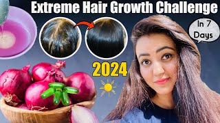 7 Days Extreme Hair Growth Challenge 2024  Grow Your Hair Faster Thicker amp Longer in 7 Days❤️ [upl. by Gibrian]