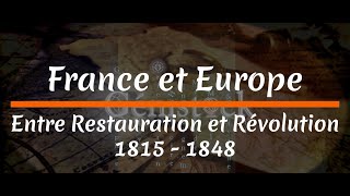 LEurope entre Restauration et Révolution entre 1815 et 1848 ‐ [upl. by Thema]