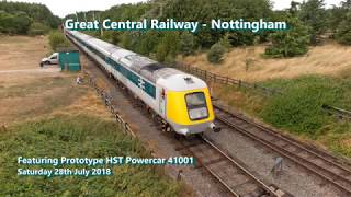 41001 Prototype HST and 47292 running at Great Central Railway Ruddington GCR N Nottingham [upl. by Yeta724]