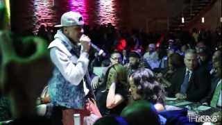 August Alsina Performs at Spotlight Live in NYC Serenades Angela Yee [upl. by Hazeefah511]