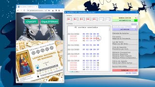 Ganar LOTERÍA DE NAVIDAD con Pronóstico de Números ChatGPT Comprobación Método de Combinaciones [upl. by Lewison]