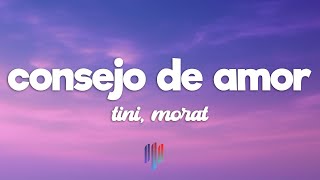 Consejo de amor  Tini ft Morat LetraLyrics oficial [upl. by Anuat]