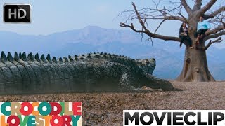 Crocodile Lovestory  Malayalam Movie 2013  Crocodile Attacking Video [upl. by Clari]