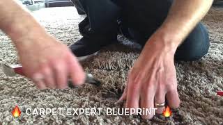 How to repair carpet  fix or repair carpet [upl. by Nylorak182]