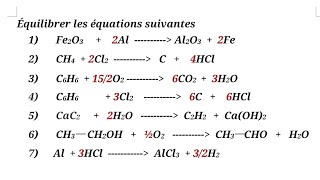 Chimie apprendre à équilibrer une équation chimique ekilibre fasilman yon ekwasyon chimik [upl. by Flowers]