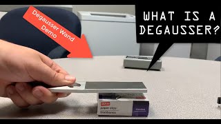 What is a degausser Magnetic Wand Demo [upl. by Casey547]