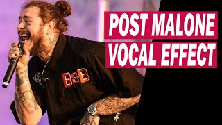 Achieving Post Malone Style Vocals Adobe Audition Tutorial [upl. by Alih]