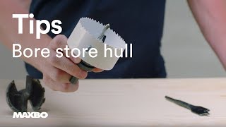 Lurt tips når du skal bore store hull [upl. by Mallen]