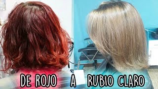 EXTRACCION DE ROJO  MadMoon Peluquería [upl. by Anirdna]