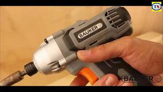 Bauker 18V Cordless Combi Drill amp Impact Driver Twin Pack 2 x 15Ah [upl. by Isolda]