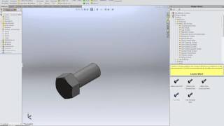 SOLIDWORKS – Removing Toolbox Status [upl. by Sukhum226]